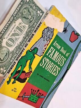 Arrow Book of Famous Stories compiled by James Baldwin (TX 451 Scholastic PB)